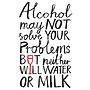 'Alcohol May Not Solve Your Problems' Print, thumbnail 2 of 4
