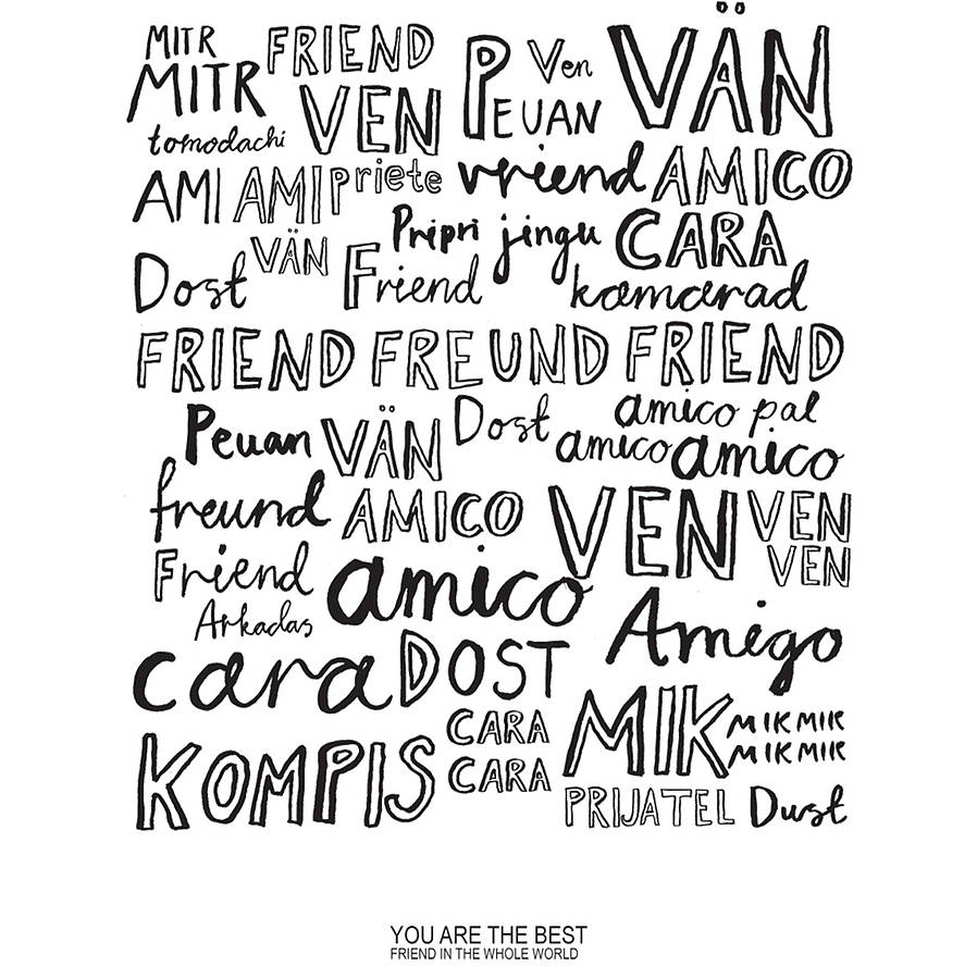 personalised-best-friend-language-print-by-karin-kesson-design