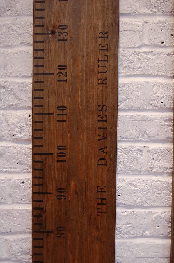 Wooden Height Chart Uk
