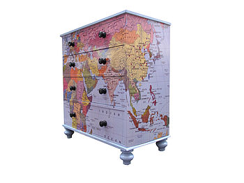 Map Chest Of Drawers, 2 of 5