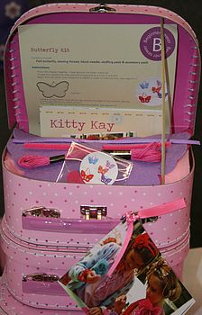 Activity Gift Box Butterfly Sewing Craft Girls Gift, 2 of 3