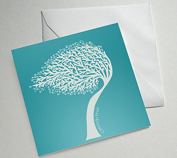 Illustrated Tree Greetings Cards, 4 of 8