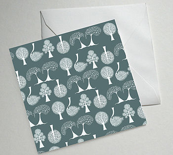 Illustrated Tree Greetings Cards, 5 of 8