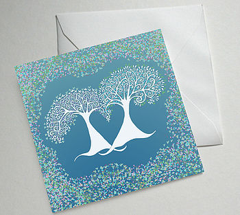 Illustrated Tree Greetings Cards, 6 of 8