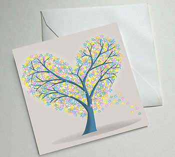 Illustrated Tree Greetings Cards, 7 of 8