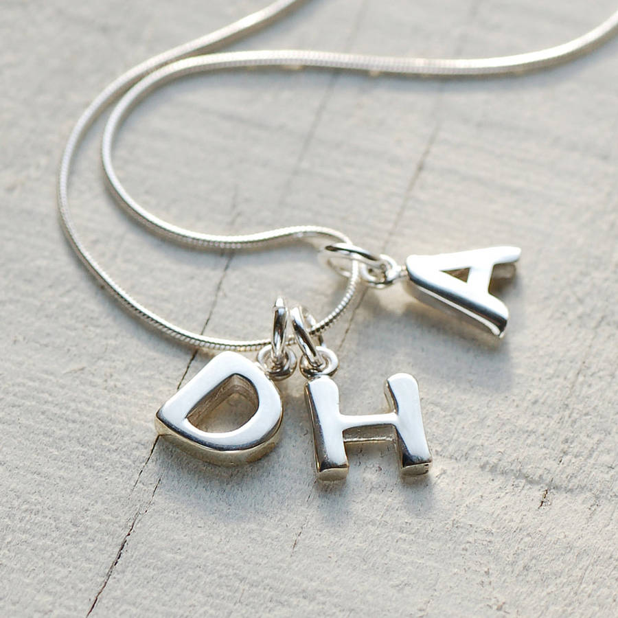 Chunky Initial Necklace – Roseark