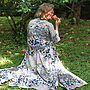 Geisha Organic Cotton Kimono Dressing Gown, thumbnail 2 of 10