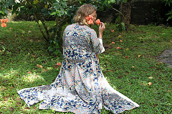 Geisha Organic Cotton Kimono Dressing Gown, 2 of 10