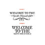 'Welcome' Personalised Vinyl Wall Sticker, thumbnail 4 of 6