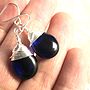 All Wrapped Up Teardrop Glass Earrings, thumbnail 2 of 11
