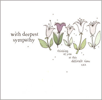 Handmade Sympathy Card By Eggbert & Daisy | notonthehighstreet.com