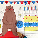 personalised birthday bear