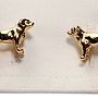 Labrador Cufflinks In Sterling Silver, thumbnail 2 of 2