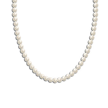 Ivory Elegance Pearl Necklace, 2 of 3