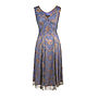Special Occasion Lace Dress In Bronze And Purple, thumbnail 3 of 4