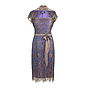 Lace Occasion Dress With Forties Neckline In Bronze, thumbnail 1 of 4