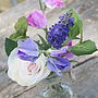 Rose And Sweet Peas Posy Bouquet, thumbnail 11 of 12