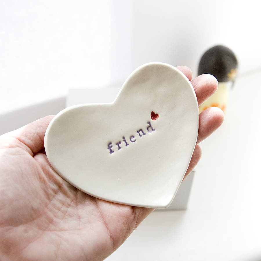 Gift For Friend Ceramic Ring Dish By Foxery Notonthehighstreet Gift For Friend Ceramic Ring Dish