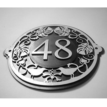 Art Nouveau House Number Plate, 5 of 5