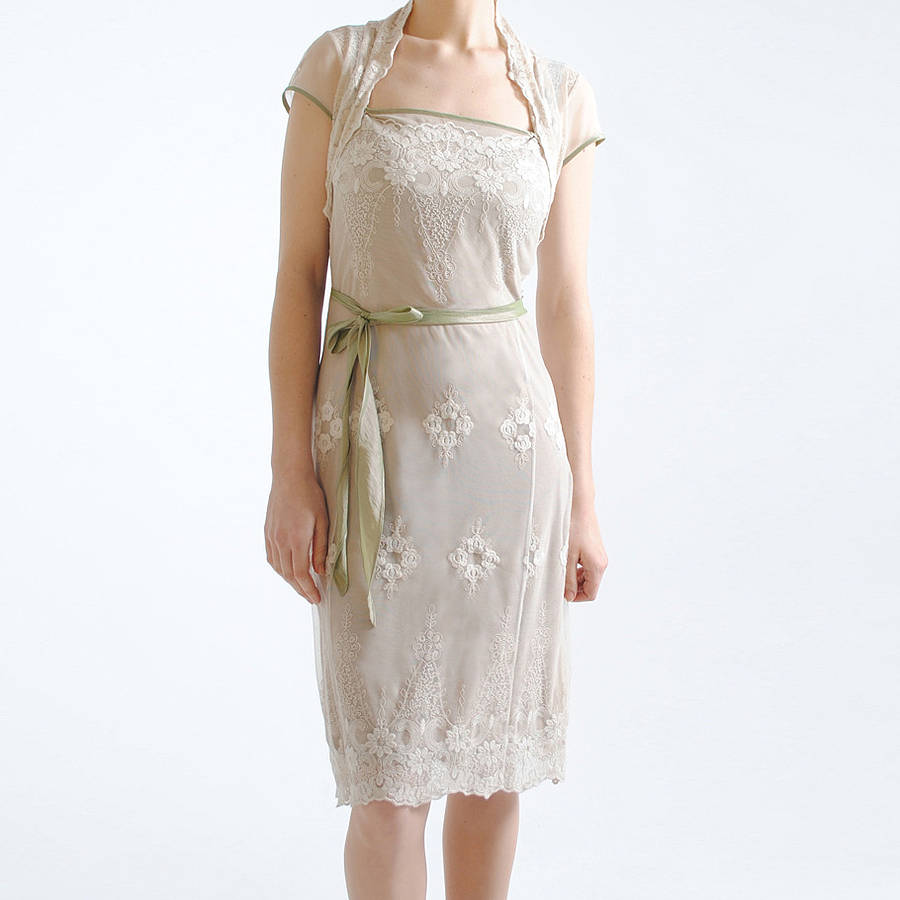 Ivory Edie Lace Dress, 1 of 6