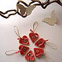 Two Poppy Ceramic Hearts, thumbnail 2 of 7