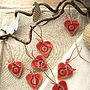 Two Poppy Ceramic Hearts, thumbnail 3 of 7