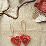 Two Poppy Ceramic Hearts, thumbnail 6 of 7