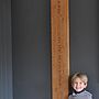 Personalised Solid Oak Engraved Height Chart, thumbnail 4 of 6