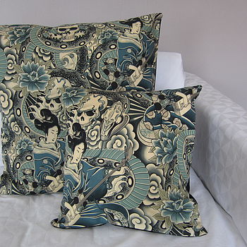 Japanese Tattoo Cushion Cover, 2 of 7