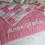 Patchwork Quilt Personalised Girls And Boys, thumbnail 1 of 10
