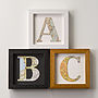 Personalised Map Letter Birthday Framed Print, thumbnail 2 of 8