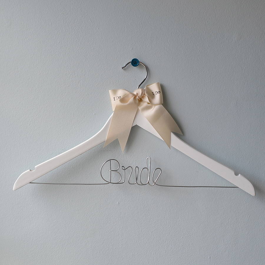  bride wedding  dress  hanger  by clouds and currents 