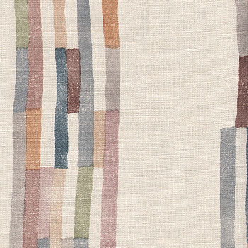 Striped Linen Fabric 'Shangri La', 6 of 6