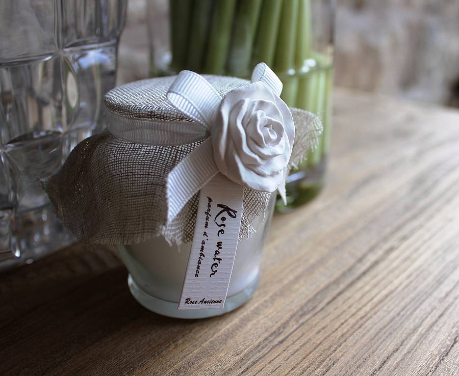Rose Scented Candle By HOLT LIVING HOME COLLECTIVE
