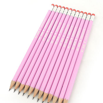 12 Personalised Mum Or Dad Pencils, 3 of 5