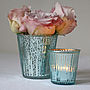 Ribbed Mercury Glass Vase Or Votive, thumbnail 5 of 7