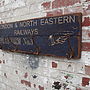 Vintage Railway Platform Hook Sign Board, thumbnail 2 of 4
