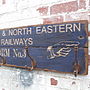 Vintage Railway Platform Hook Sign Board, thumbnail 4 of 4