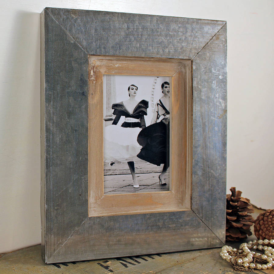 Calgary Wood And Metal Photo Frame By MöA Design