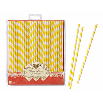Pack Of 30 Retro Stripe Paper Straws, 5 of 7