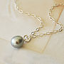 Pearl Drop Necklace, thumbnail 2 of 7