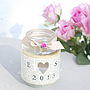 Personalised Recycled Jam Jar Candle Holders, thumbnail 1 of 5