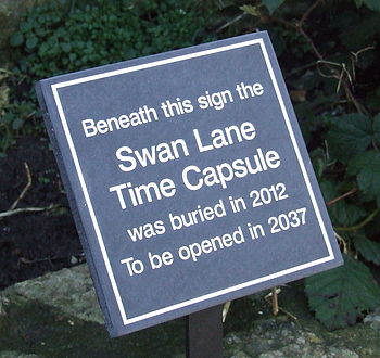 Personalised Time Capsule Plaque, 8 of 10