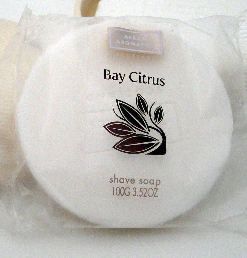 shaving bowl and soap by sculpta ceramics