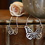 Handmade Silver Butterfly Necklace, thumbnail 4 of 8