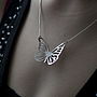 Handmade Silver Butterfly Necklace, thumbnail 5 of 8
