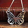 Handmade Silver Butterfly Necklace, thumbnail 3 of 8