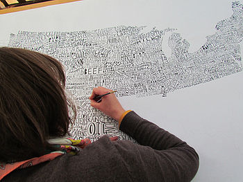 USA Word Map Print, 3 of 5