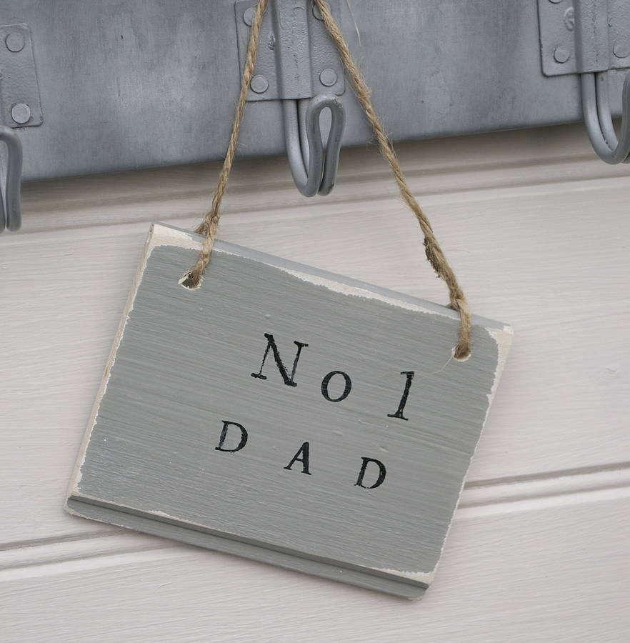 'no one' dad sign by abigail bryans designs | notonthehighstreet.com
