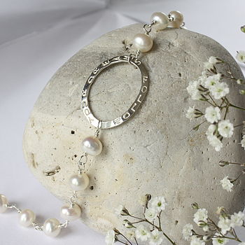 Handmade Personalised Pearl Bracelet, 4 of 8